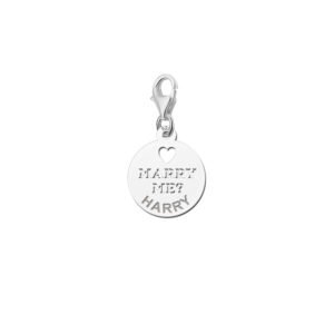 Names4ever Zilveren Marry Me Bedel met Naam