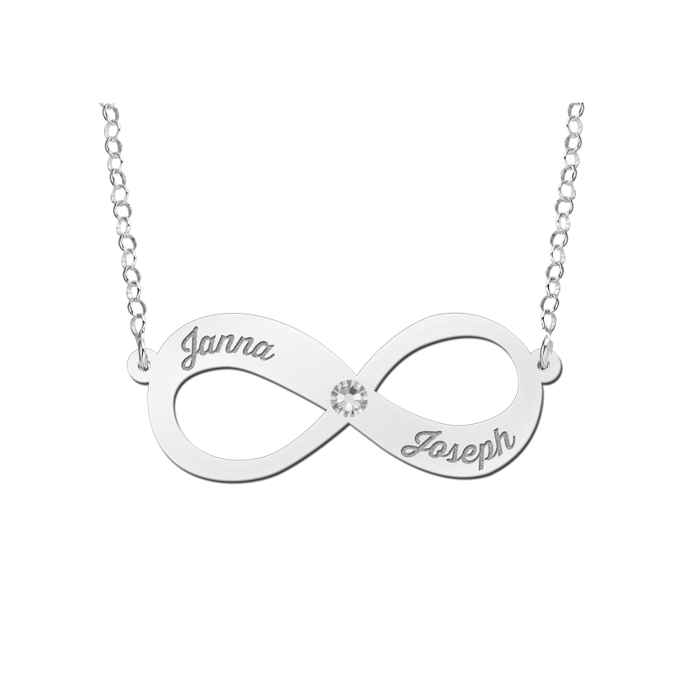 Names4ever Infinity Hanger Zirkonia Namen