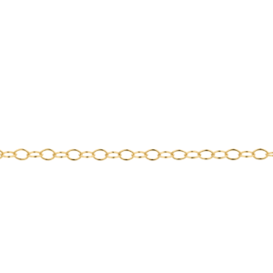 Zilveren ketting | 925 sterling met 18K goud