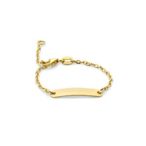 Graveer Armband voor Kinderen | 9 cm of 11 cm | 9 Karaat Goud