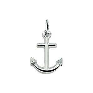 Zilveren hanger anker | 925 sterling zilver | Gepolijst