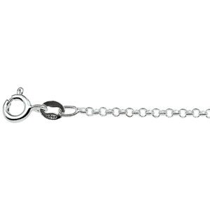Zilveren jasseron collier 2,0 mm