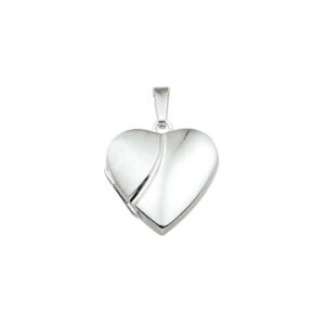 Foto medaillon in hartvorm | 925 sterling zilver | 20,5 x 20 mm