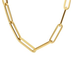 Gouden collier met schakels | 14 karaat | Geelgoud