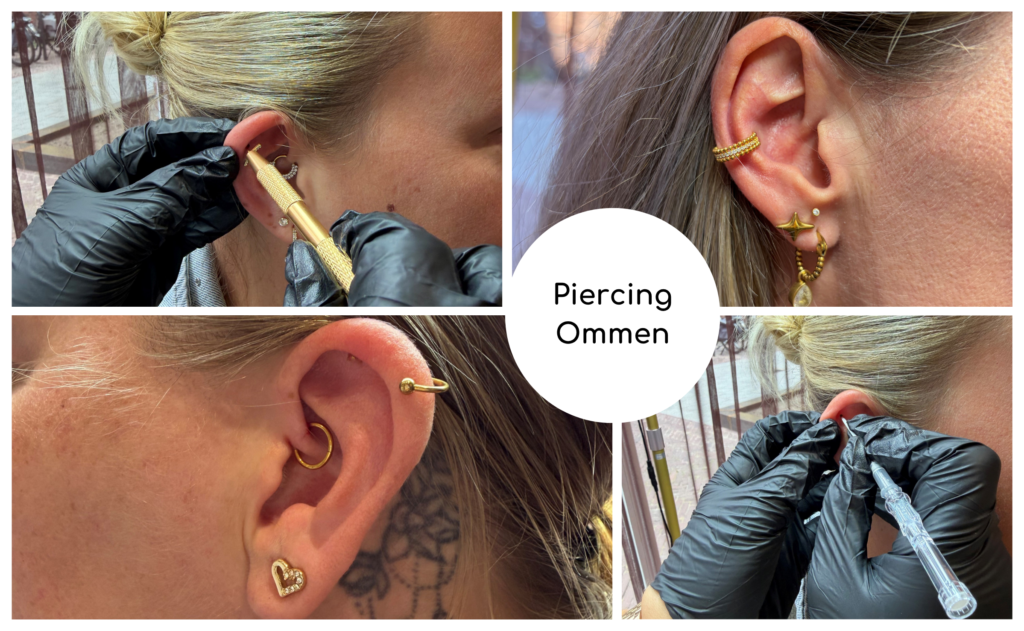 Piercing laten zetten in Ommen Helix zetten in Ommen, Zwolle, Hardenberg