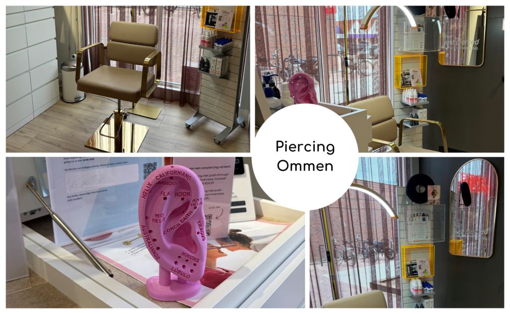 Helix Piercing Ommen - Piercing Studio