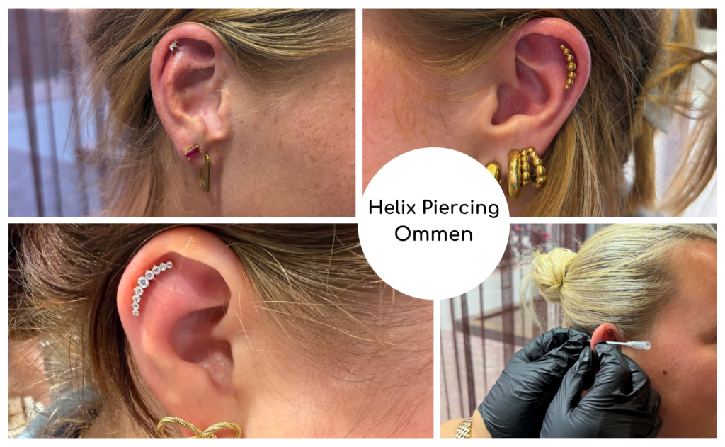 Helix piercing laten zetten in Ommen