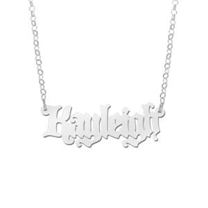 Zilveren naamketting model Kayleigh - Names4ever