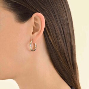 Rosefield Duotone Swirl oorringen – productfoto 2