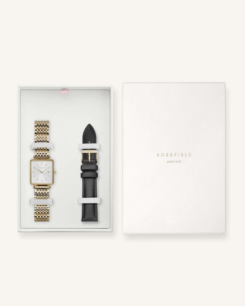 Rosefield Boxy + extra horlogeband cadeauset | BWSBG-X242 – productfoto