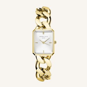 Rosefield Octagon XS Studio horloge – goudkleurig – productfoto 1