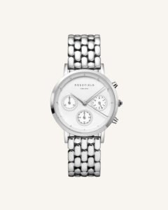 Rosefield Gabby horloge – zilverkleurig – productfoto 1