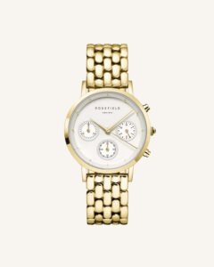 Rosefield Gabby horloge – goudkleurig – productfoto 1