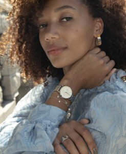 Rosefield Gabby horloge – zilverkleurig – productfoto 2