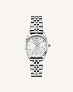 Rosefield Ace XS horloge – zilverkleurig – productfoto 1