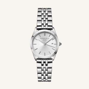 Rosefield Ace XS horloge – zilverkleurig – productfoto 1