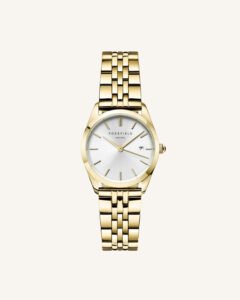 Rosefield Ace XS horloge – goudkleurig – productfoto 1