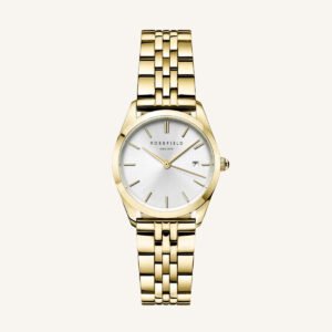 Rosefield Ace XS horloge – goudkleurig – productfoto 1
