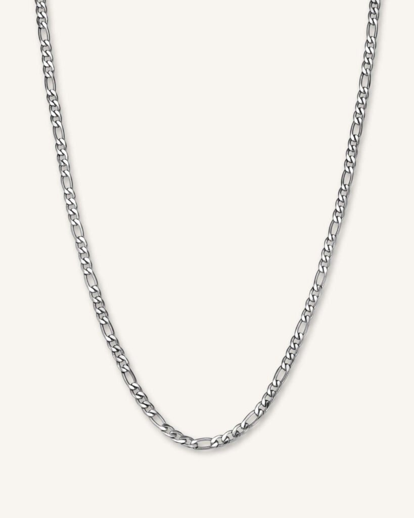 Rosefield Figaro ketting – zilverkleurig – productfoto 1