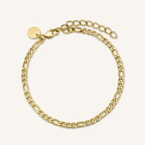 Rosefield Figaro armband – goudkleurig – productfoto 1