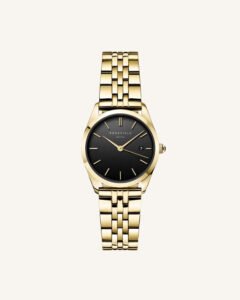 Rosefield Ace XS Black horloge – goudkleurig / zwart – productfoto 1
