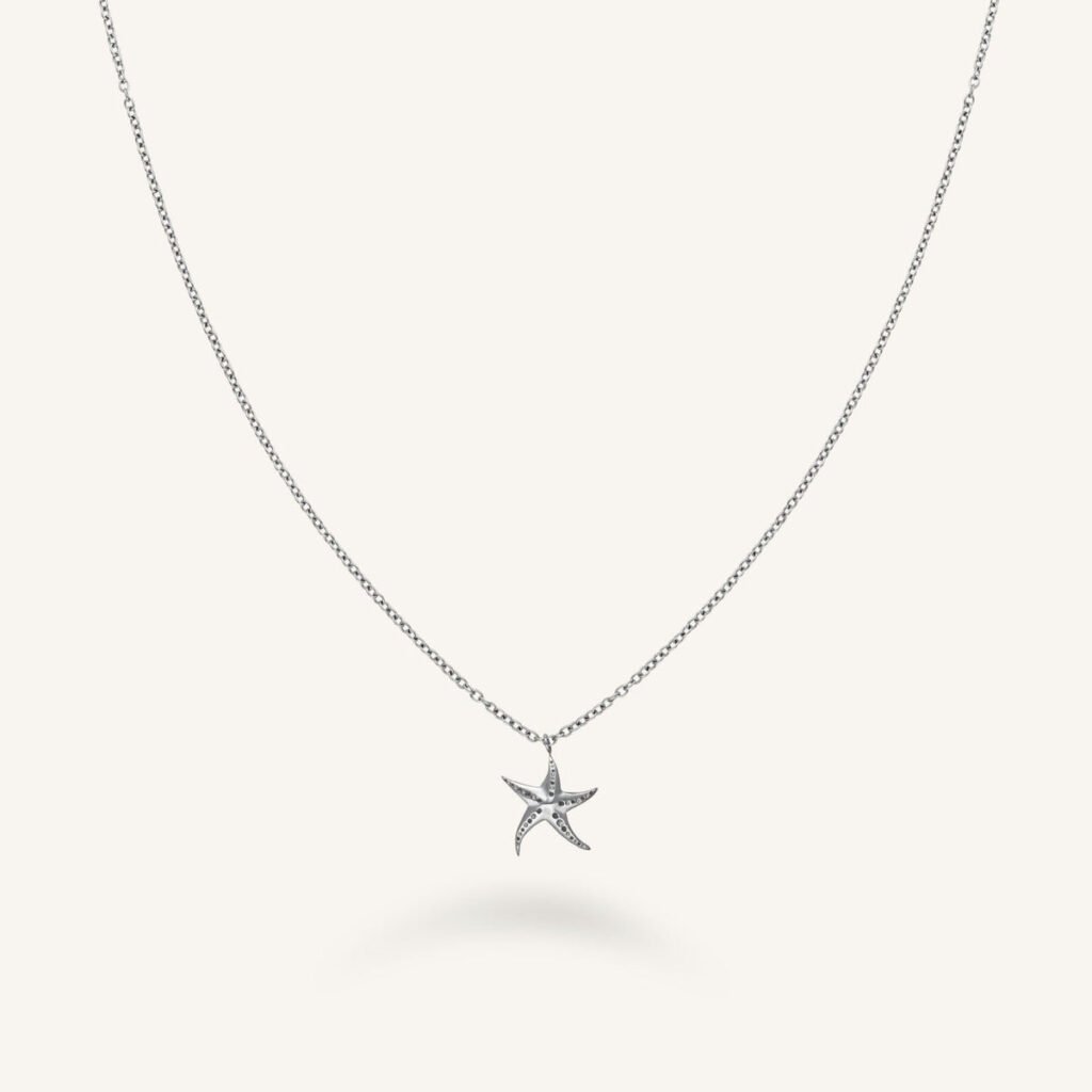 Rosefield Seastar ketting – goudkleurig / zilverkleurig – productfoto 2