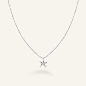Rosefield Seastar ketting – goudkleurig / zilverkleurig – productfoto 2