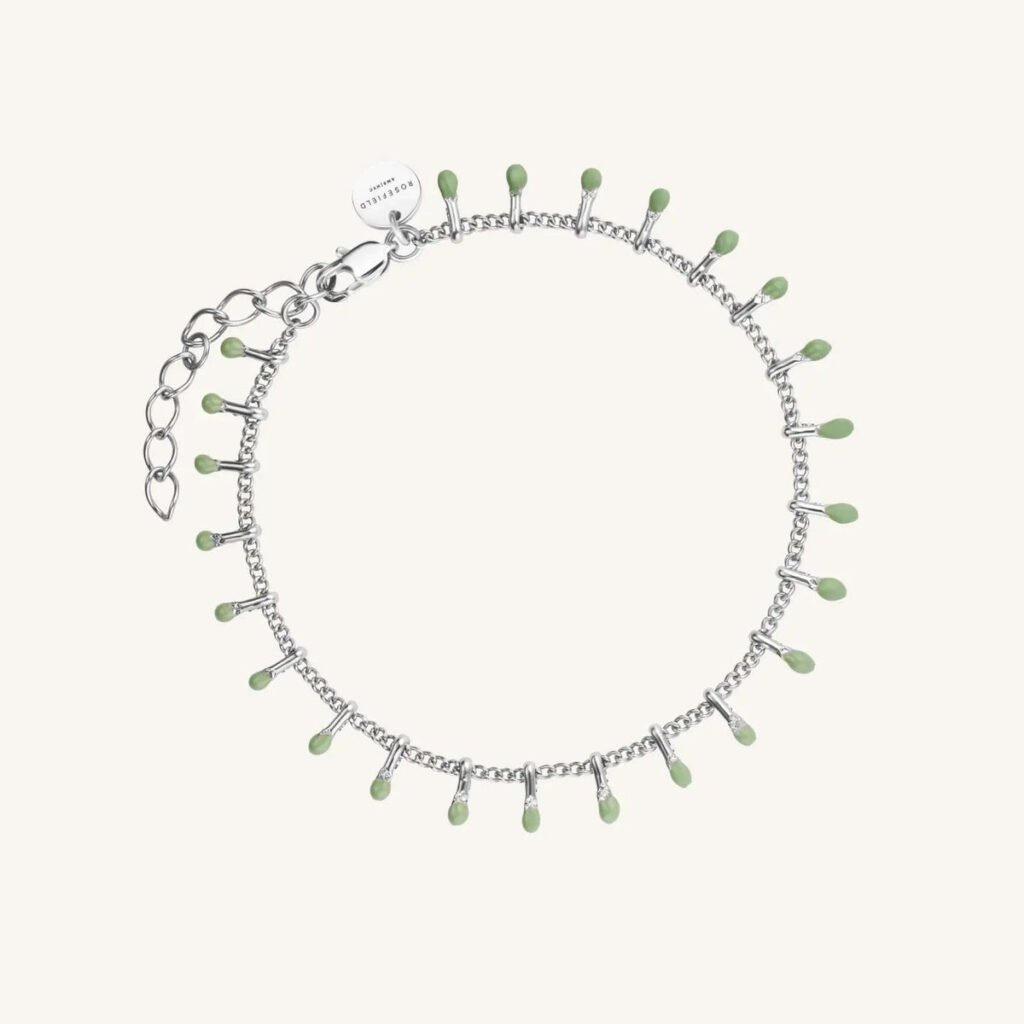 Rosefield Green Drip armband – goudkleurig / zilverkleurig – productfoto 2