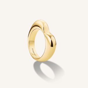 Rosefield Heart ring – goudkleurig – productfoto 1