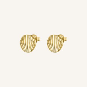 Rosefield Shell studs – goudkleurig / zilverkleurig – productfoto 1