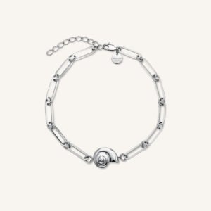 Rosefield Shell armband – goudkleurig / zilverkleurig – productfoto 2