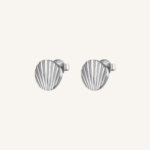 Rosefield Shell studs – goudkleurig / zilverkleurig – productfoto 2