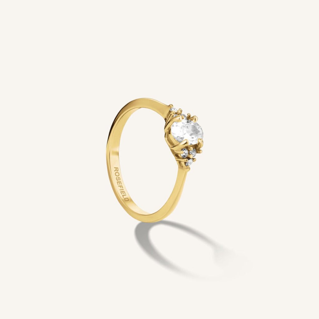 Rosefield Vintage ring – goudkleurig – productfoto 1