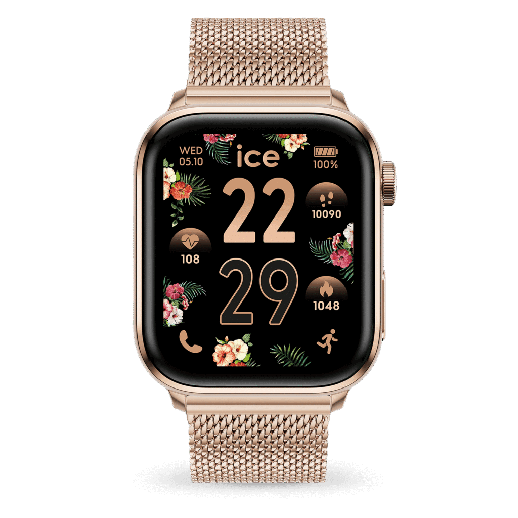 ICE smart 3.0 rectangular 1.78 – Rose-Gold Milanese – 024304 – productfoto