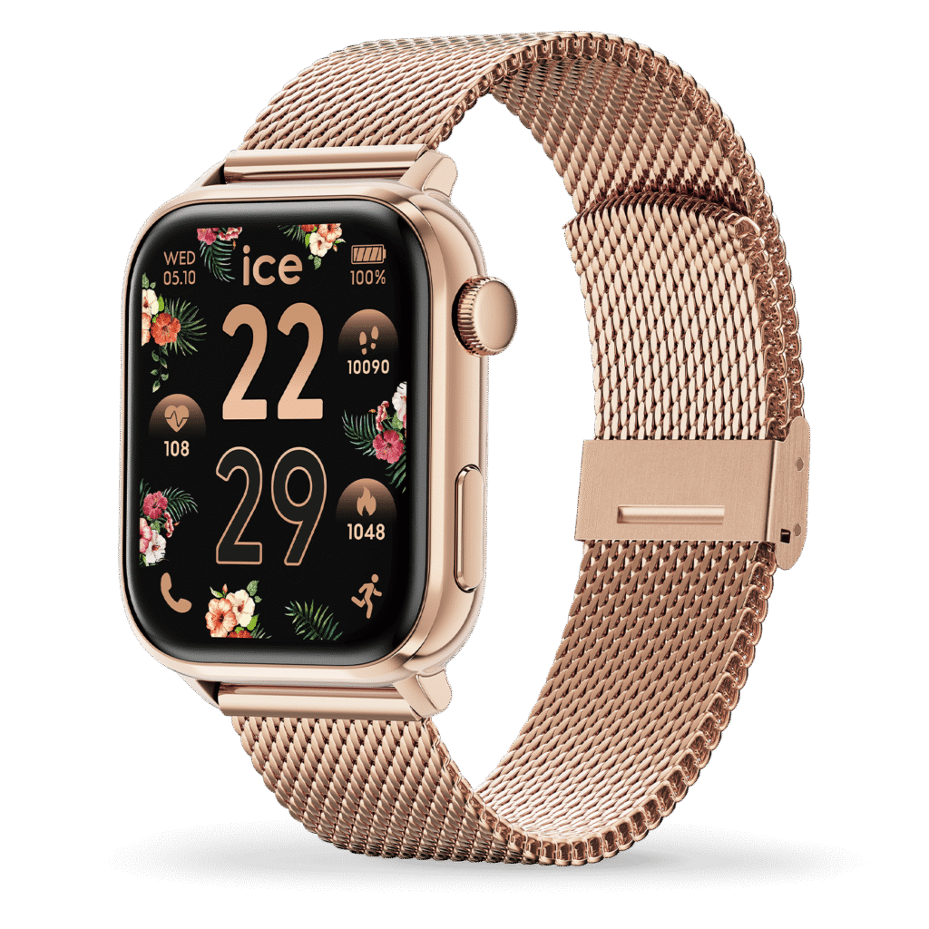 ICE smart 3.0 rectangular 1.78 – Rose-Gold Milanese – 024304 – detailfoto 1