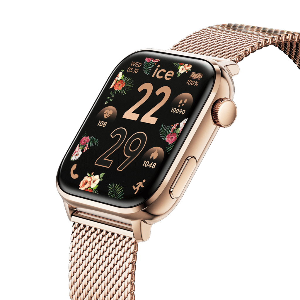 ICE smart 3.0 rectangular 1.78 – Rose-Gold Milanese – 024304 – detailfoto 2