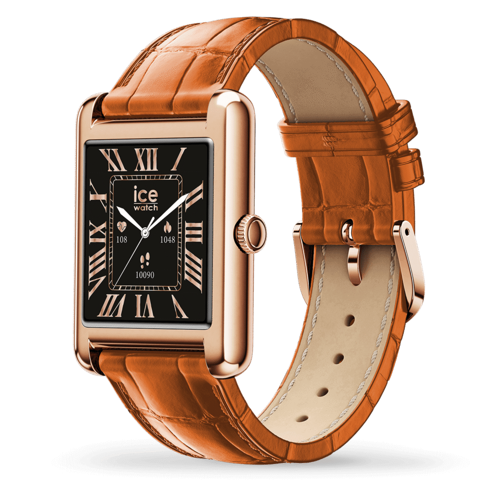 ICE smart TKS 2.0 rectangular 1.41 – Rose-Gold Cognac – 025383 – detailfoto 2