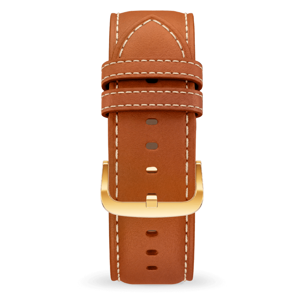 Ice-Watch horlogeband leather (22mm) – Camel Gold - Smooth – 025642 – productfoto