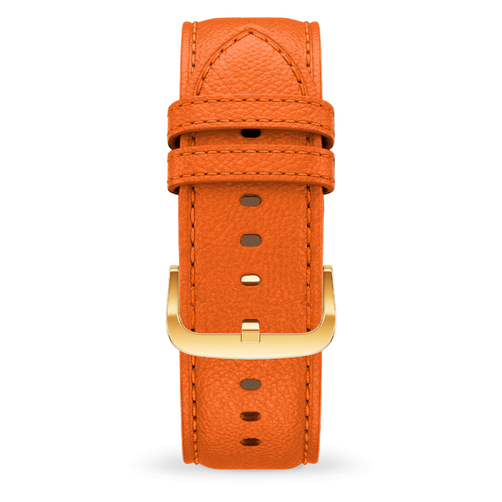 Ice-Watch horlogeband leather (22mm) – Orange Gold - Grain – 025643 – productfoto