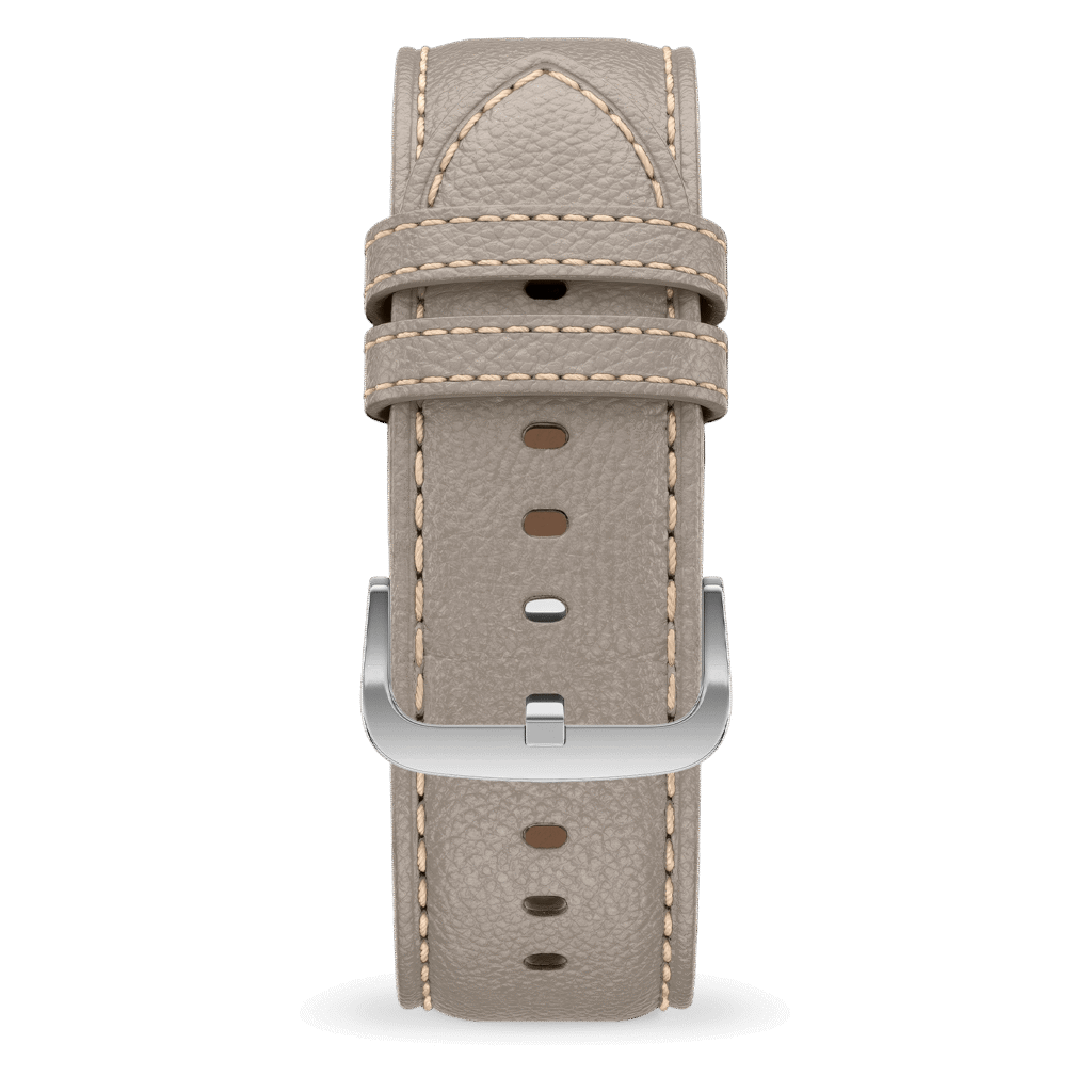 Ice-Watch horlogeband leather (22mm) – Grey Silver - Grain – 025644 – productfoto