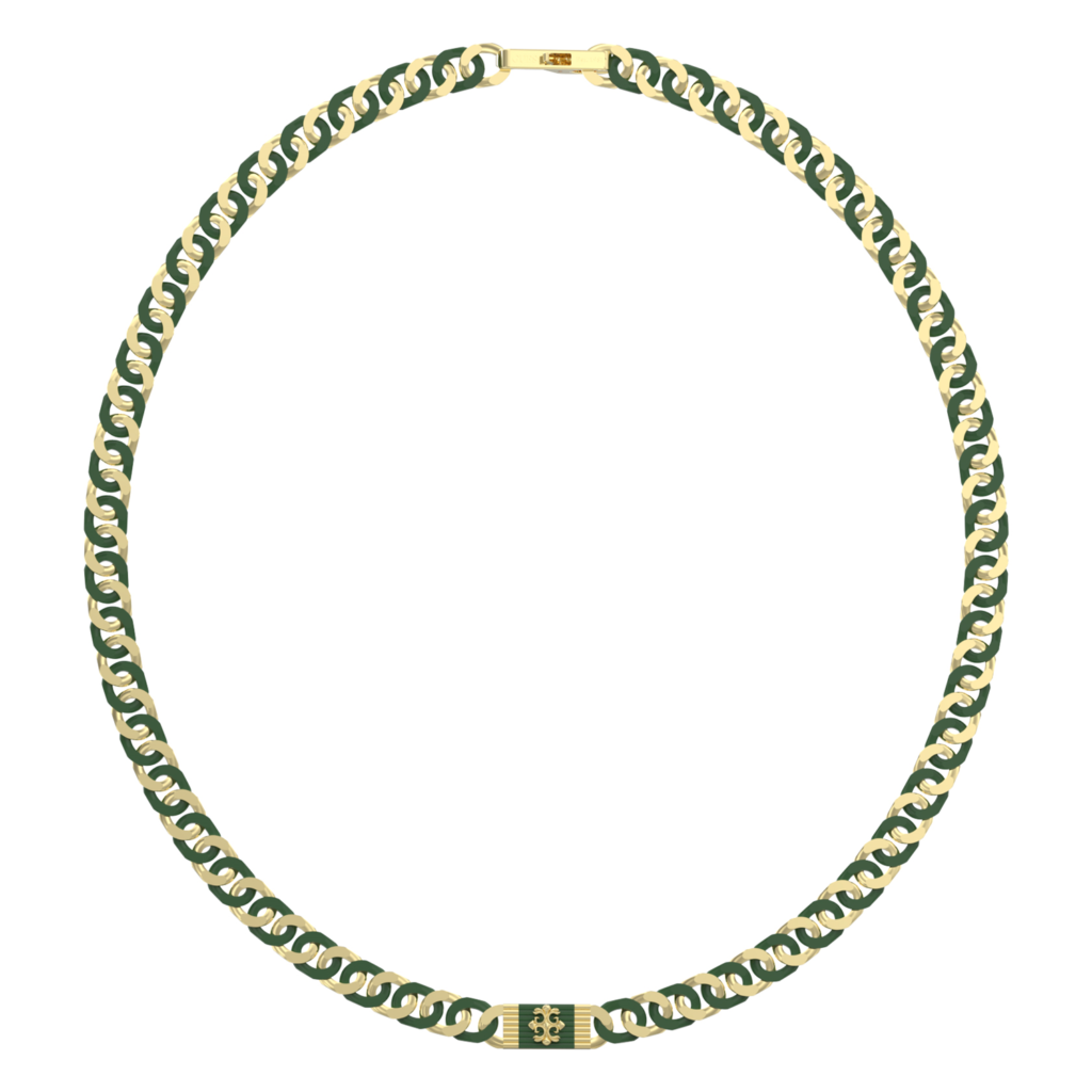 GUESS Rebel Moon herenketting goudkleurig