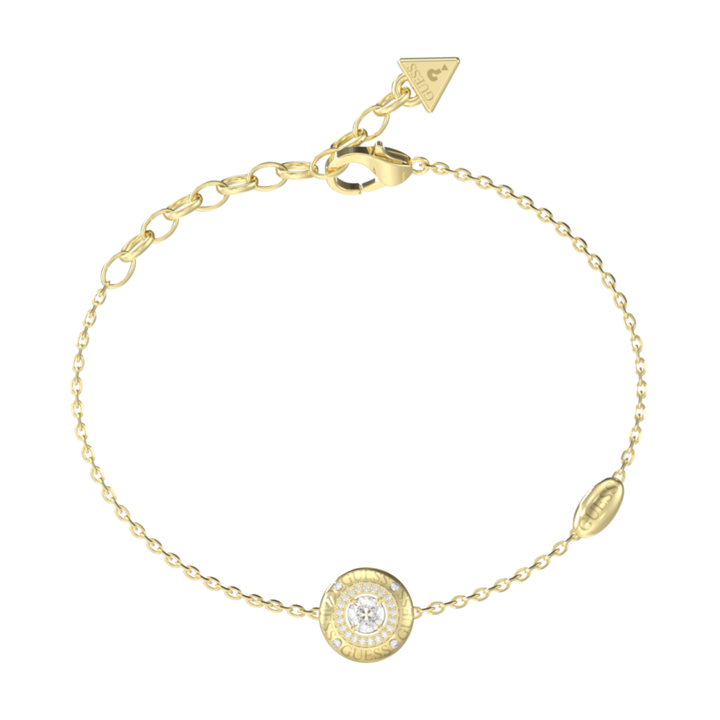 GUESS Sparks damesarmband goudkleurig – maat S JUBB06288JWYGS