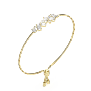 GUESS Chandelier damesarmband goudkleurig