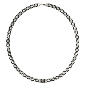 GUESS Rebel Moon herenketting zilverkleurig