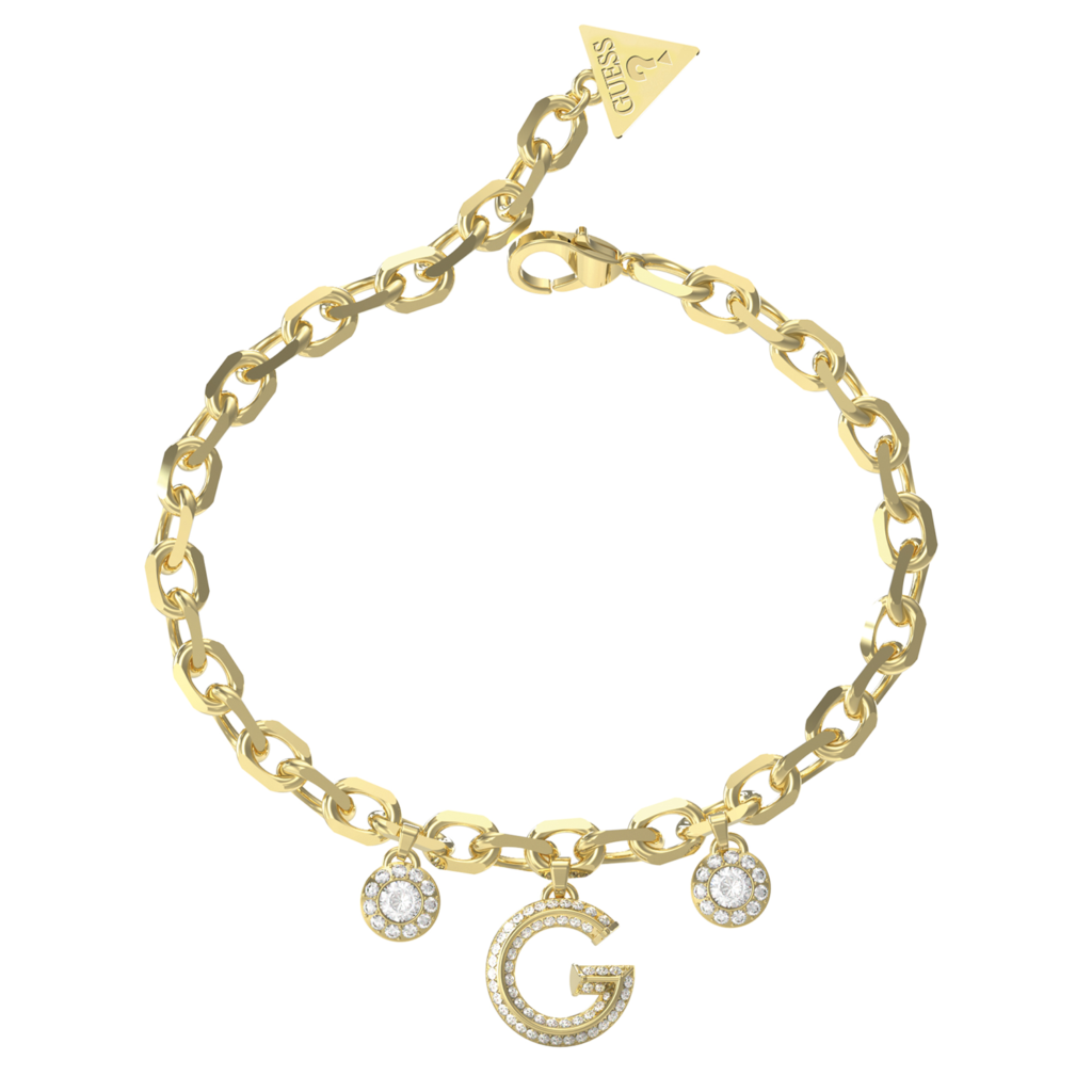 GUESS G Crystal damesarmband goudkleurig