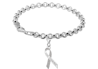 Bedel voor Pink Ribbon met gravure — afbeelding 2