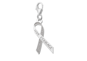 Bedel voor Pink Ribbon met gravure — afbeelding 1