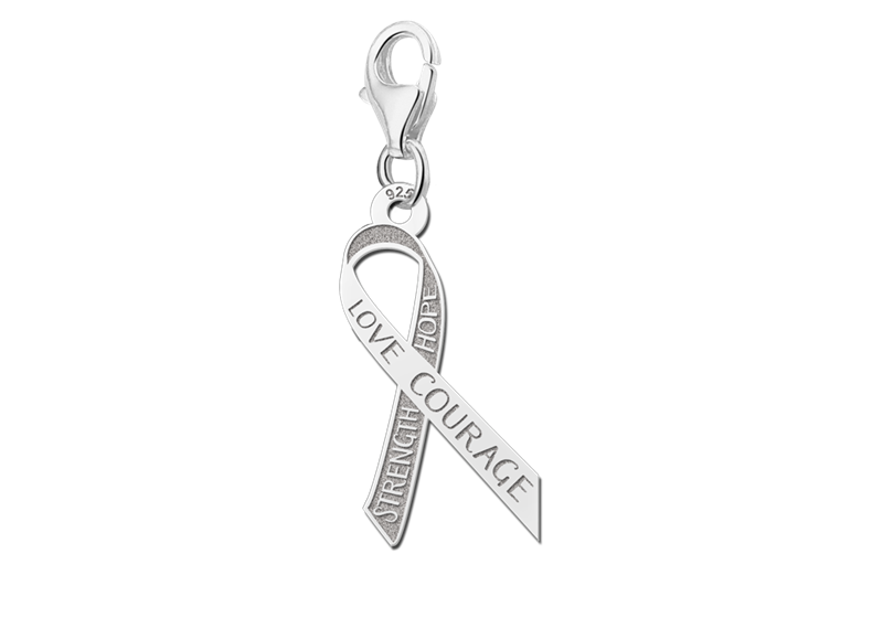 Bedel voor Pink Ribbon met gravure — afbeelding 1