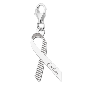 Bedel voor Pink Ribbon met streepjes — afbeelding 1