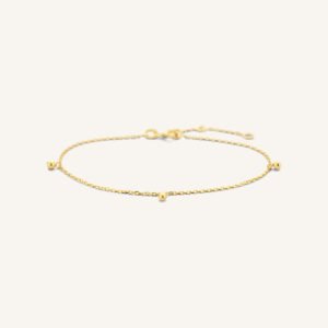 Rosefield Sphere Chain armband – 14 karaat goud | FBBBG-F085 – productfoto